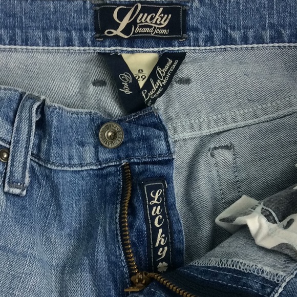 Lucky Brand Classic Rider Crop Ladies Capris Sz 8 - Picture 7 of 8